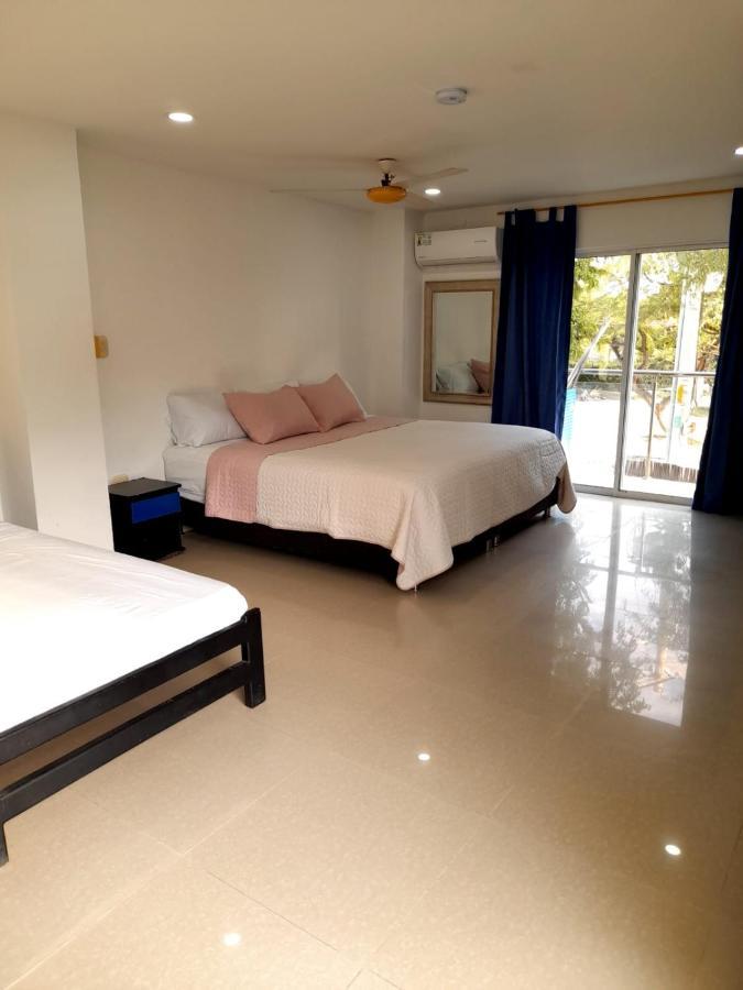 The Cantamar Beach Hostel Санта-Марта Экстерьер фото