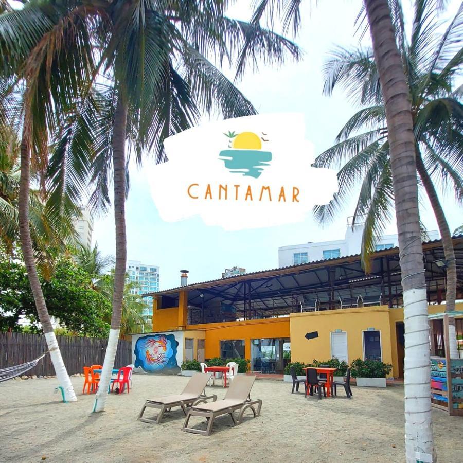 The Cantamar Beach Hostel Санта-Марта Экстерьер фото