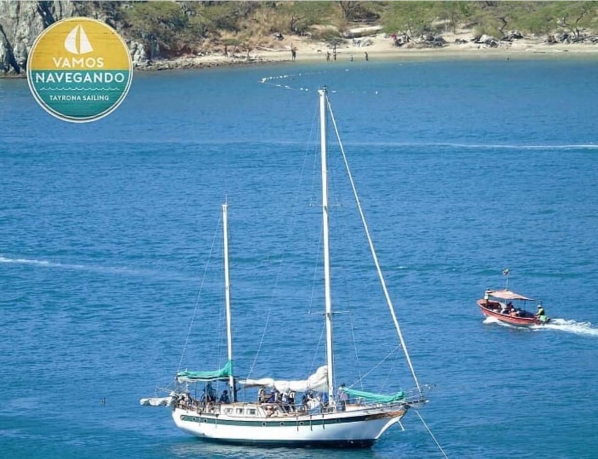 The Cantamar Beach Hostel Санта-Марта Экстерьер фото